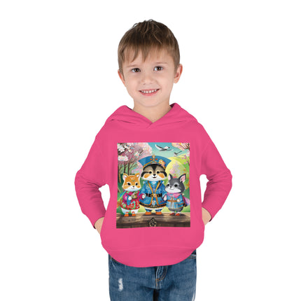 Fluffy Explorers Toddler Pullover Fleece Hoodie