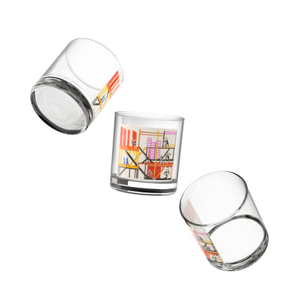 Maquettes de Théatre 4 by Alexandra Exter Rocks Glass, 10oz