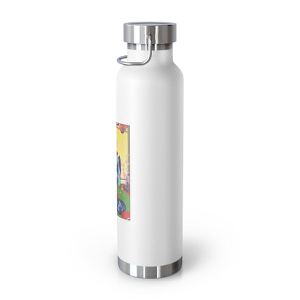A Timeless Journey by Umberto Brunelleschi Copper Vacuum Insulated Bottle, 22oz