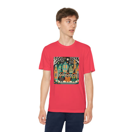 Night of the Trick-or-Treating Owlets Youth Competitor Tee