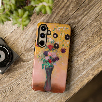 Vase of Flowers by Odilon Redon Phone Cases