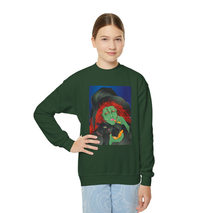Mirror, Mirror A Witch's Touch Youth Crewneck Sweatshirt