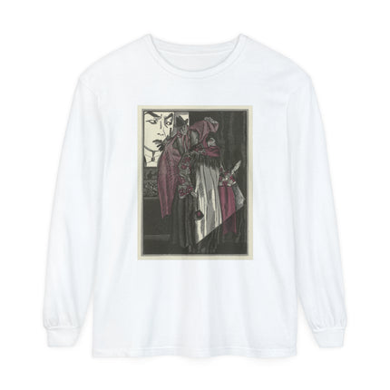 L’écran by Fernand Siméon Garment-dyed Long Sleeve T-Shirt