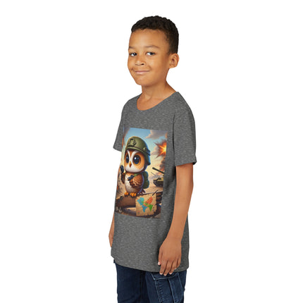 Owl on the Front Lines Youth Short Sleeve Tee