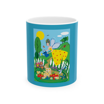 Garden Magic: A Fairy's Delight 11 oz Ceramic Mug