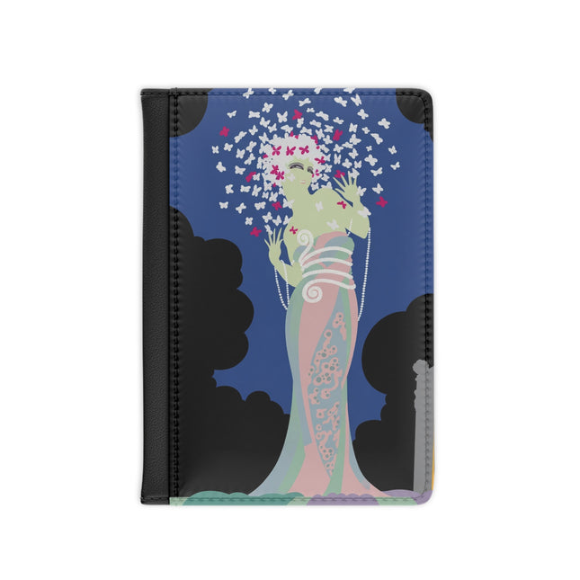 Butterfly Enchantress Passport Cover – Ethereal Grace & Art Deco Fantasy