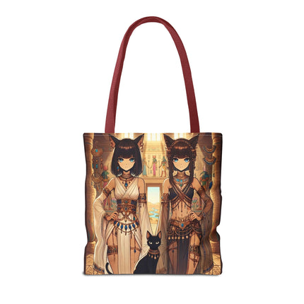 The Egyptian Priestess Cats Tote Bag – Temple Guardians & Ancient Grace