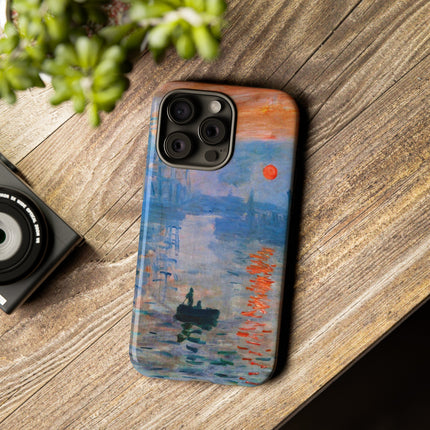 Sunrise by Claude Monet Phone Cases
