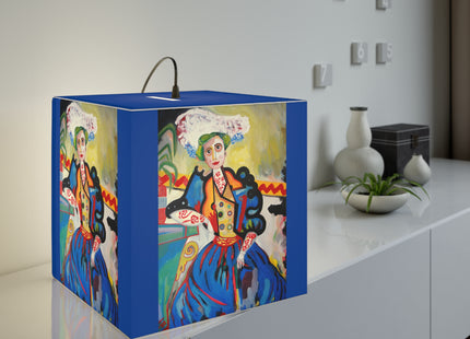 A Mulher by Amadeo de Souza-Carosa Light Cube Lamp
