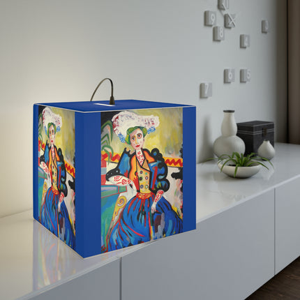 A Mulher by Amadeo de Souza-Carosa Light Cube Lamp