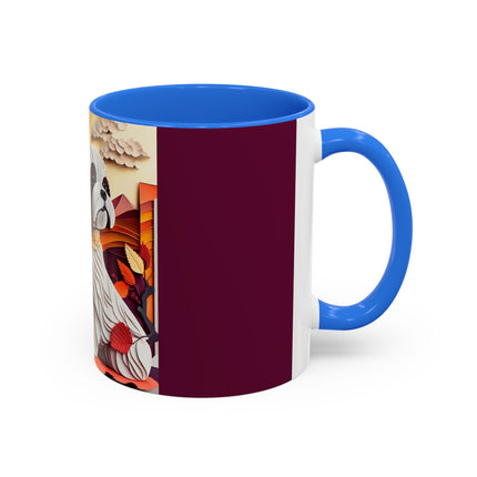 Shih Tzu at an Autumn Colorful Mugs (11oz, 15oz)