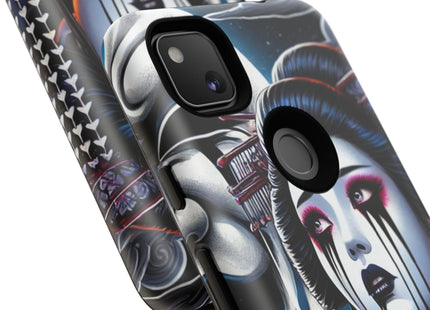Geisha’s Black Ink Tears Phone Cases