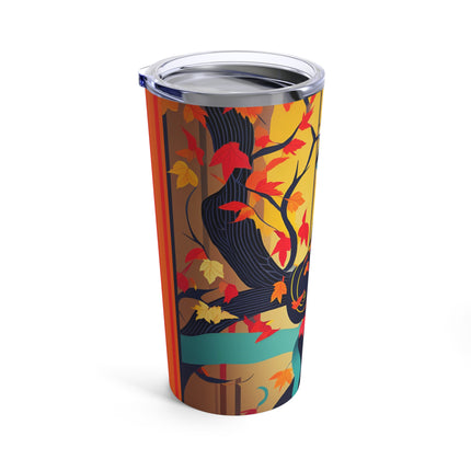 Black Cat in Kimono Tumbler 20oz