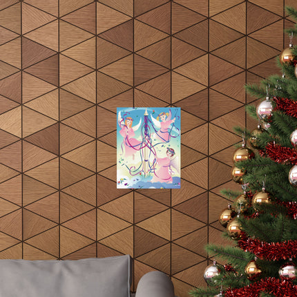 Angelic Revelry Premium Matte Vertical Posters