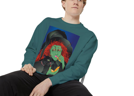 Mirror, Mirror A Witch's Touch Unisex Garment-Dyed Sweatshirt