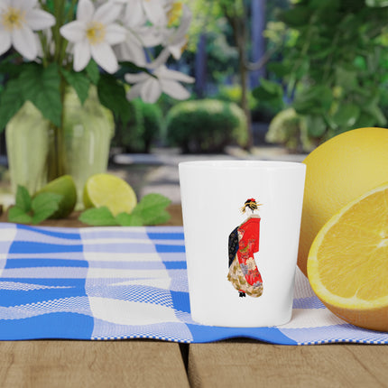 Japanese Woman by Hosoda Eishi Ceramic Shot Glass