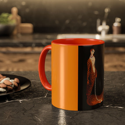 Leopard Queen Colorful Mugs – Wild Beauty & Art Deco Glamour