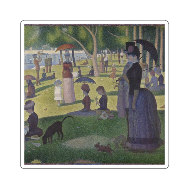 A Sunday on La Grande Jatte by Georges Seurat Kiss-Cut Stickers (4 Sizes)