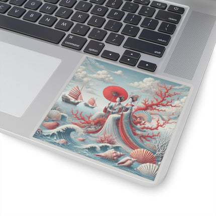 Ladies by the Quiet Sea Kiss-Cut Stickers (4 Sizes)