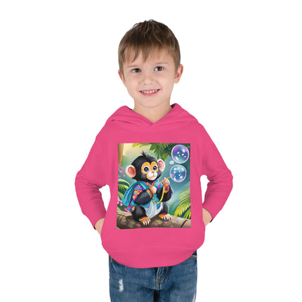 Bubble Magic in the Jungle Toddler Pullover Fleece Hoodie