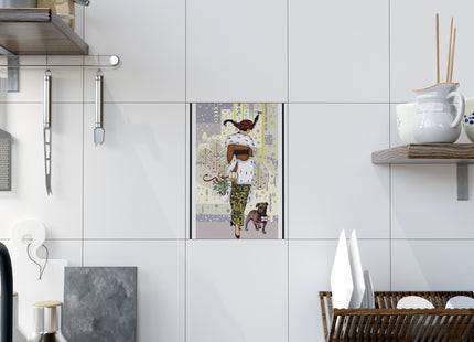 Wrapped in Elegance Ceramic Tile