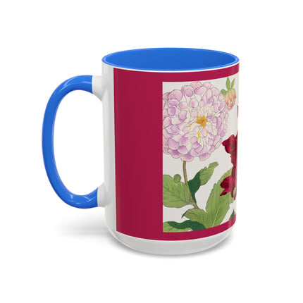 Dahlia Flower by Tanigami Kônan Colorful Mugs (11oz, 15oz)