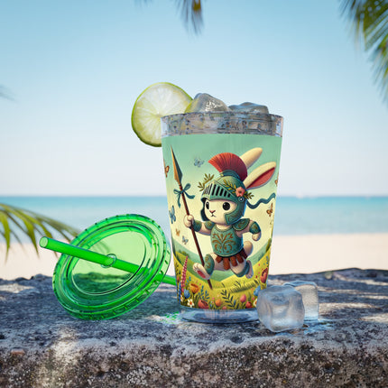 Rabbit Gladiator Sunsplash Tumbler with Straw, 16oz