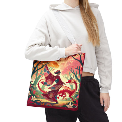 The Dragon Fairy’s Dance Tote Bag – Enchanted Grace & Spring Magic