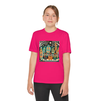 Night of the Trick-or-Treating Owlets Youth Competitor Tee