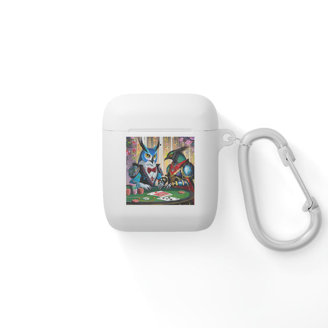 Cyberpunk Owl & Raven AirPods Case Cover