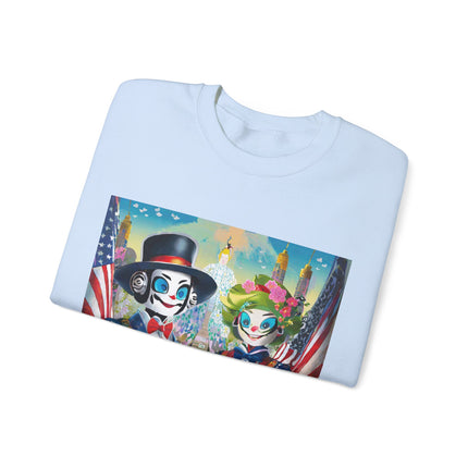 Cyber Punk Warrior Robots Unisex Heavy Blend™ Crewneck Sweatshirt