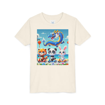 Seaside Scooter Friends Youth Short Sleeve Tee