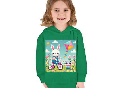 Breezy Meadow Ride Toddler Pullover Fleece Hoodie
