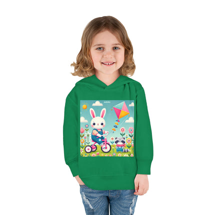 Breezy Meadow Ride Toddler Pullover Fleece Hoodie