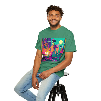 Dance of the Skeleton Ballerinas Unisex Garment-Dyed T-shirt