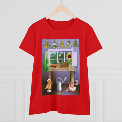 A Gardener's Haven Women's Midweight Cotton Tee