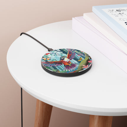 A Colorful Raptor Wireless Charger