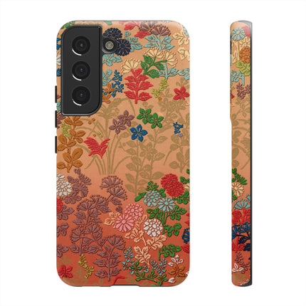 Ornamental Japanese Flower Pattern Phone Cases