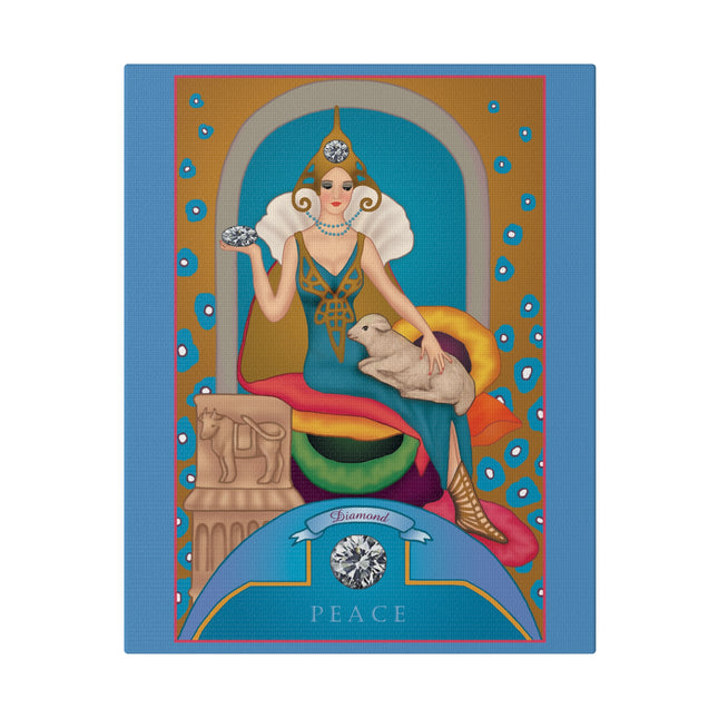 April & Diamond – Sofia Chiostri’s Radiant Birthstone Canvas