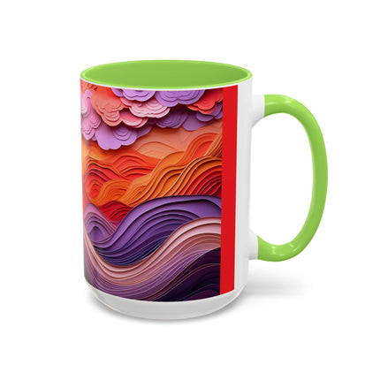 Dramatic Sunset Sky Colorful Mugs (11oz, 15oz)