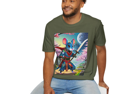 Cyber Samurai Rat Softstyle T-Shirt