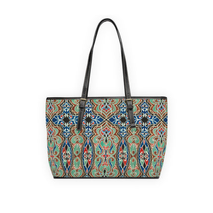 Arabian Ornament by Elizabeth A. Nedwill PU Leather Shoulder Bag