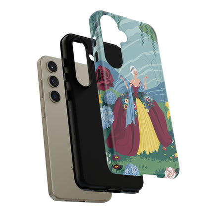 🌹🌿 The Willow Garden Promenade Phone Case – Art Deco Floral Elegance