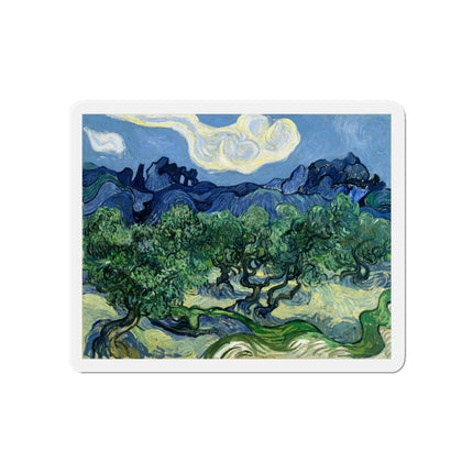 Olive Trees by Vincent Van Gogh Die-Cut Magnets (5 Sizes)