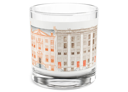 Amsterdam Canal Houses by Johan Teyler Rocks Glass. 10oz