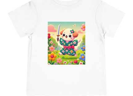 Blossom Pup’s Joyful Journey Toddler Short Sleeve Tee