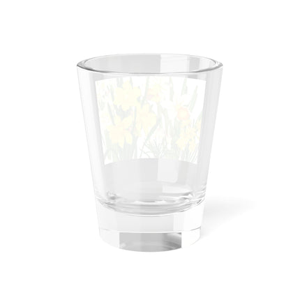 Daffodils by Tanigami Kônan Shot Glass – Spring Blooms & Japanese Woodblock Elegance