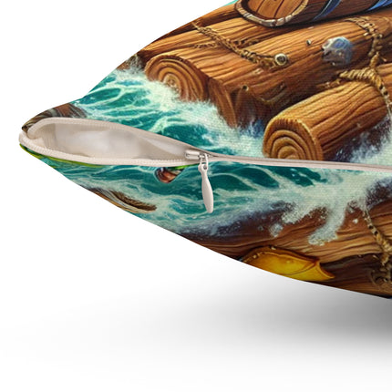 The Daring Drake Spun Polyester Square Pillow