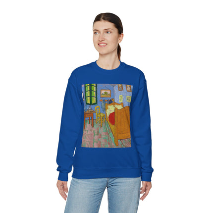 The Bedroom by Vincent van Gogh Heavy Blend™ Crewneck Sweatshirt
