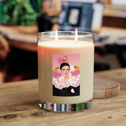 Pierrot & Fairies Dressed in Pink by Sofia Chiostri Scented Candle - Full Glass, 11oz